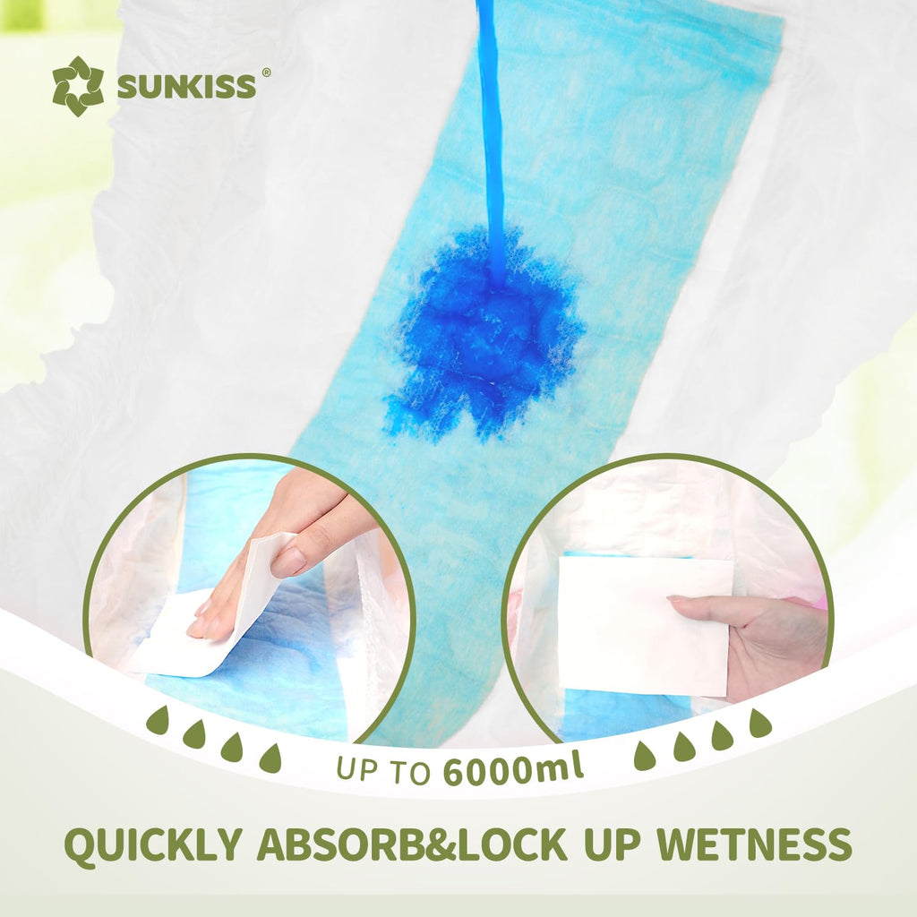 White Adult Diapers E911