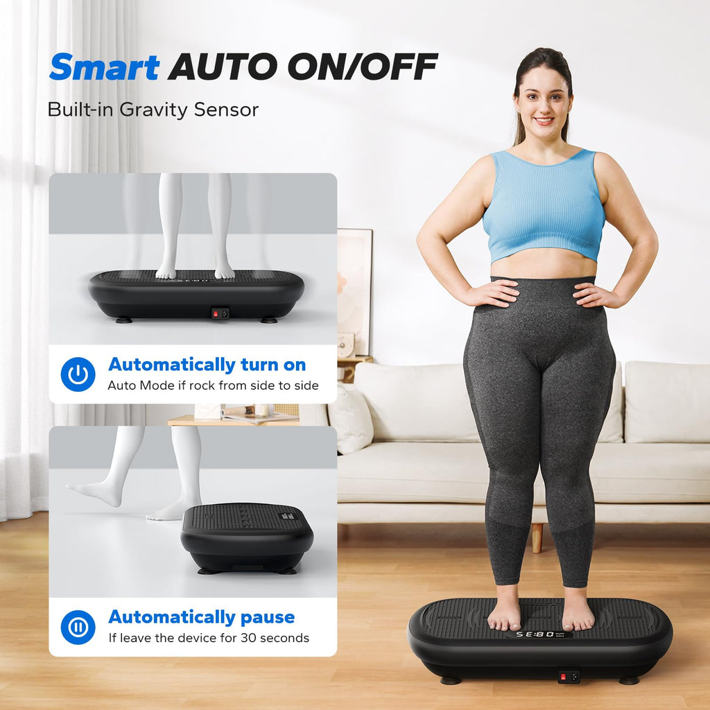 Vibration Plate Exercise Machine with 440lbs Capacity J761