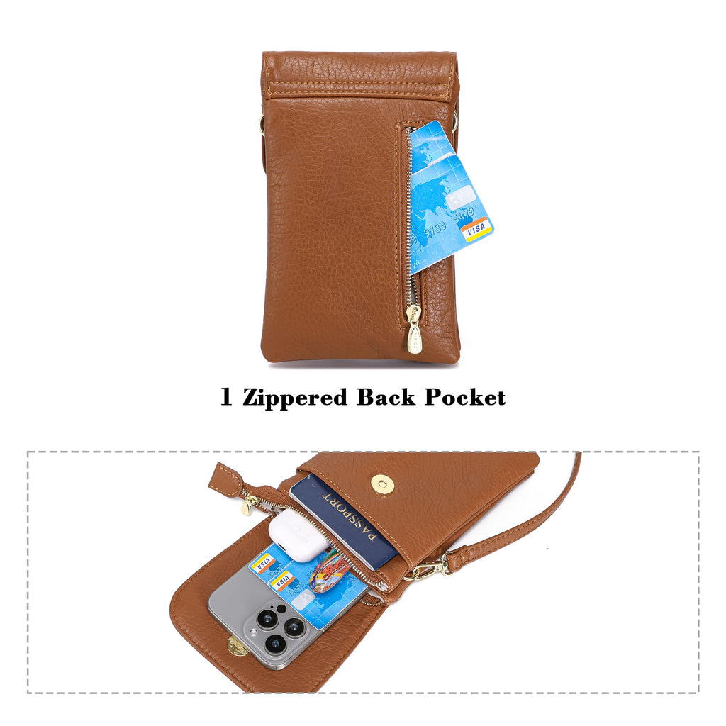 Small Vegan Leather Crossbody Bag M408
