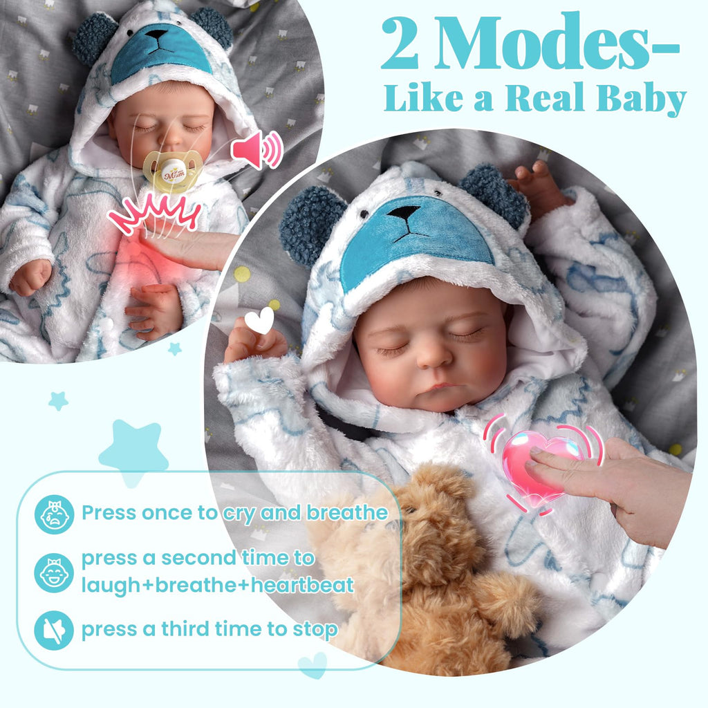 20 Inch 4-in-1 Interactive Baby Doll I258083