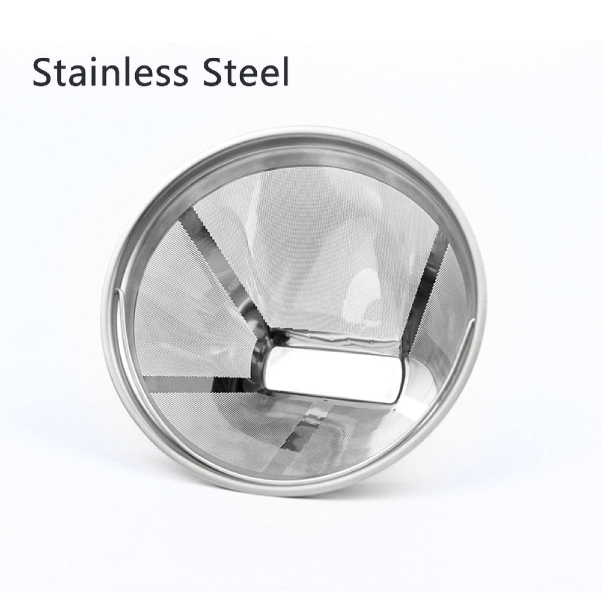 Stainless Steel Reusable Cone Coffee Filter H7172