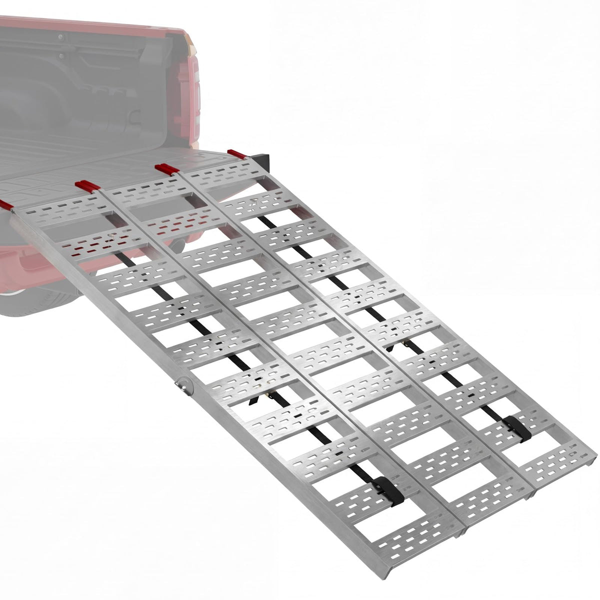 Tri-Fold Aluminum Loading Ramp, 1500 lbs Capacity, 76''L × 50''W N96945