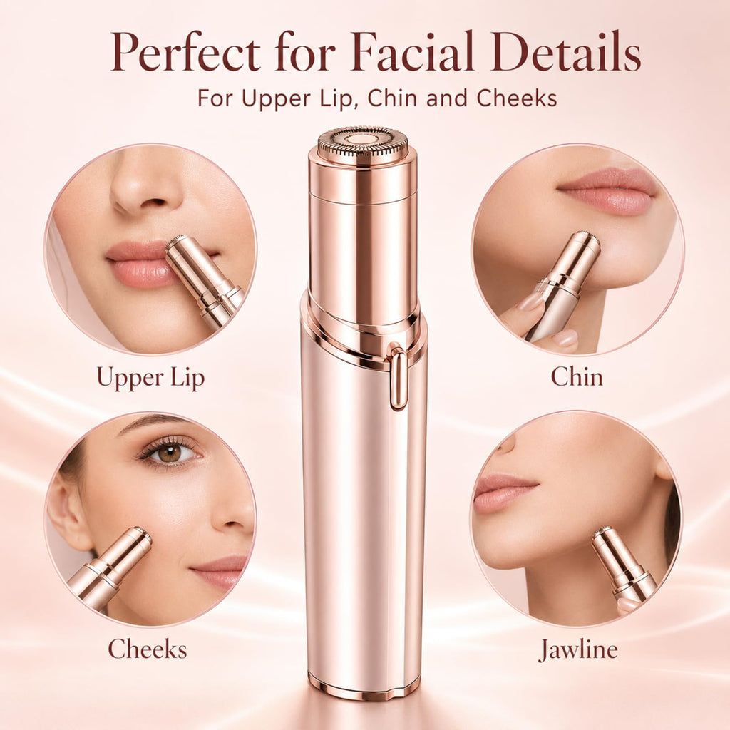 Facial Hair Remover with 2 Replacement Heads L574