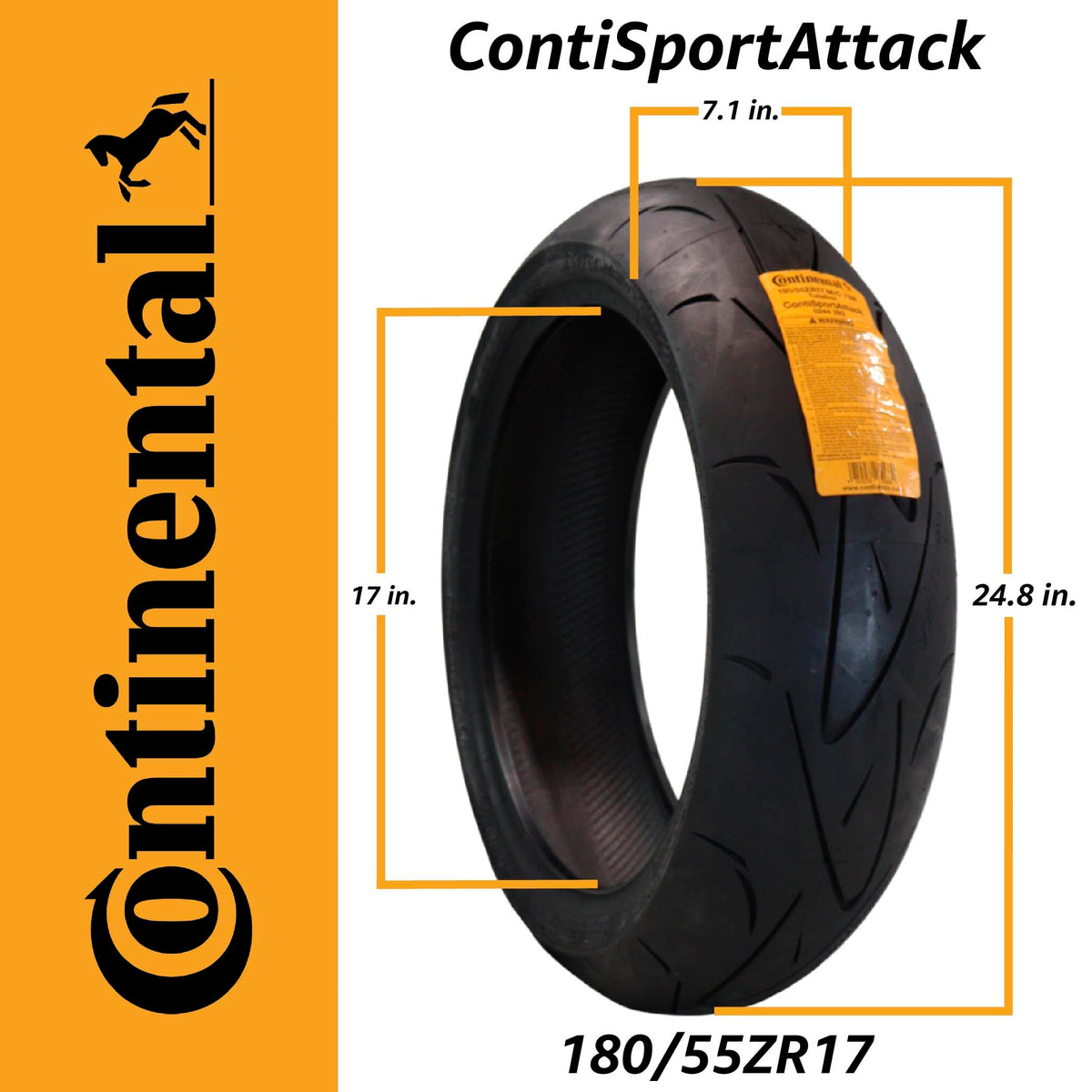 180/55ZR17 Sport Motorcycle Tire R53775