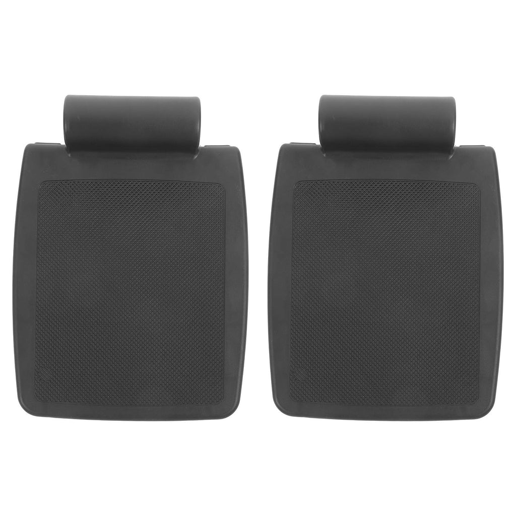 2pcs Black Non-Slip Wheelchair Footrest Replacement Pads K170