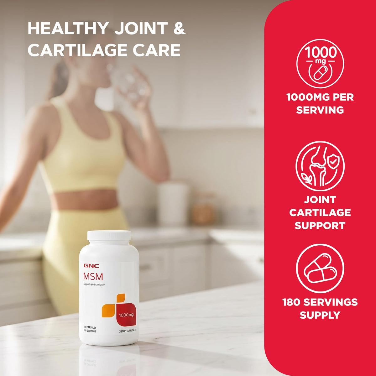 MSM 1000mg Supplement G305
