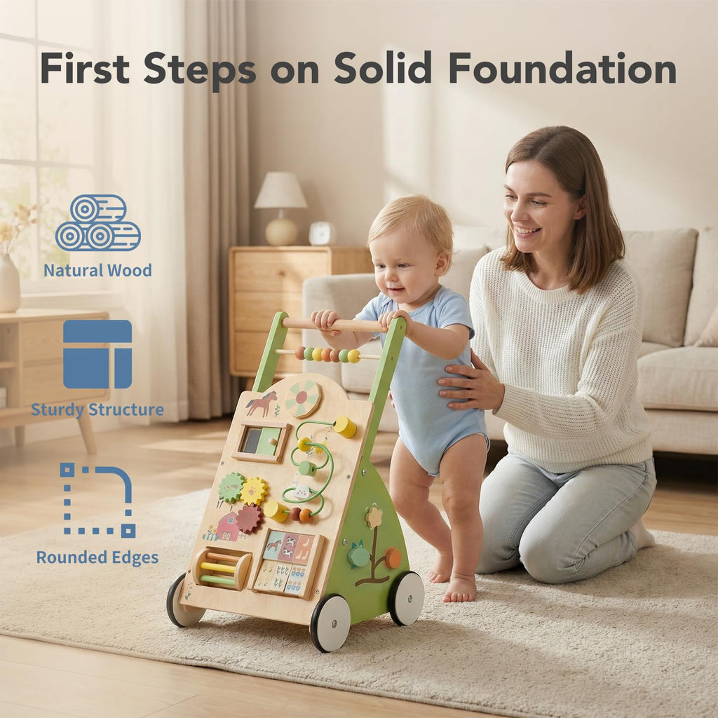 Wooden Baby Push Walker V10815