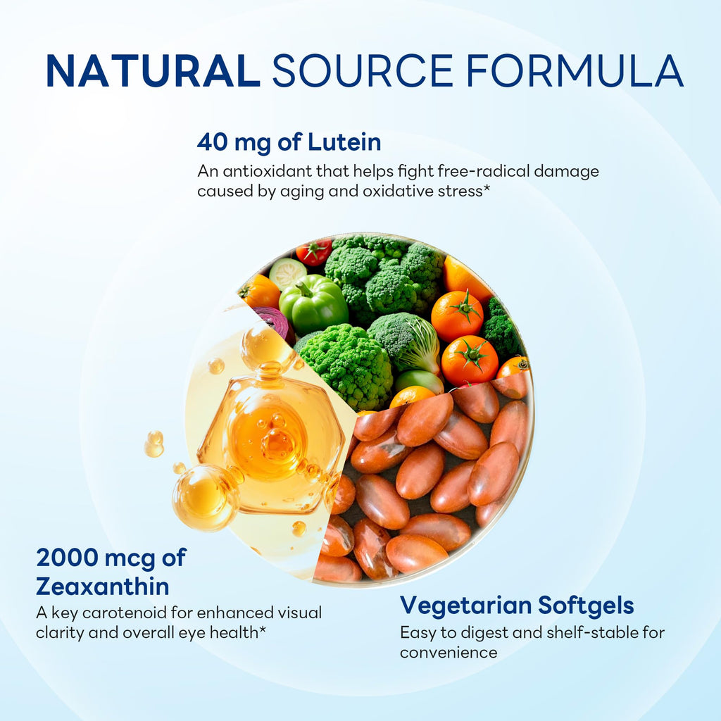 Lutein 40mg with Zeaxanthin 2mg 60 Softgels K81320