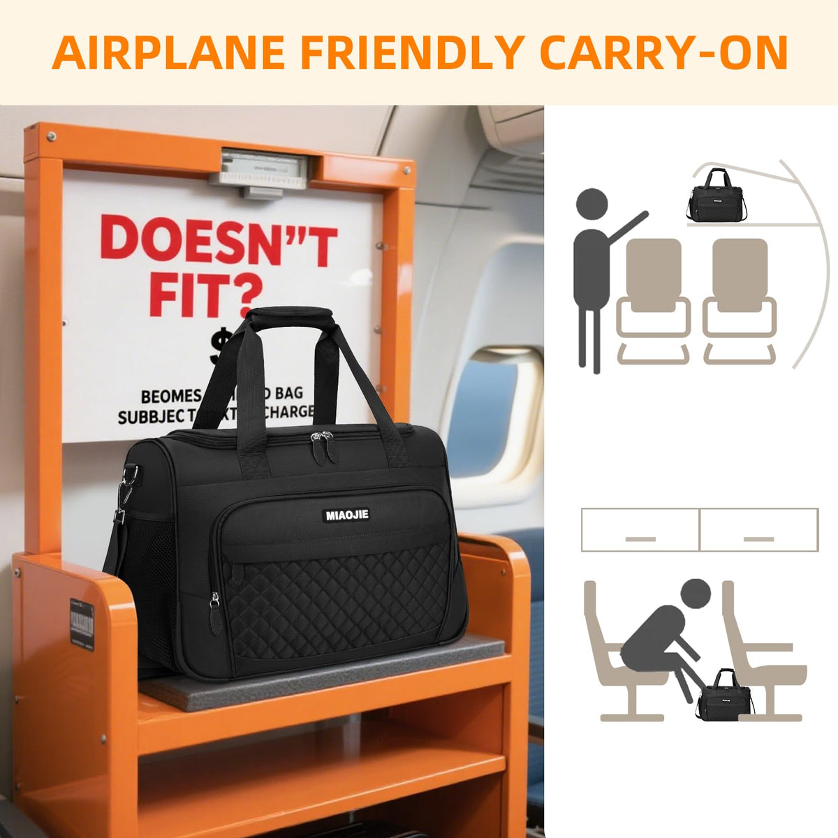Foldable Lightweight Travel Duffle Bag Q859202