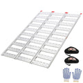 Aluminum Tri-Fold Ramp with Treads 76"x50" F922