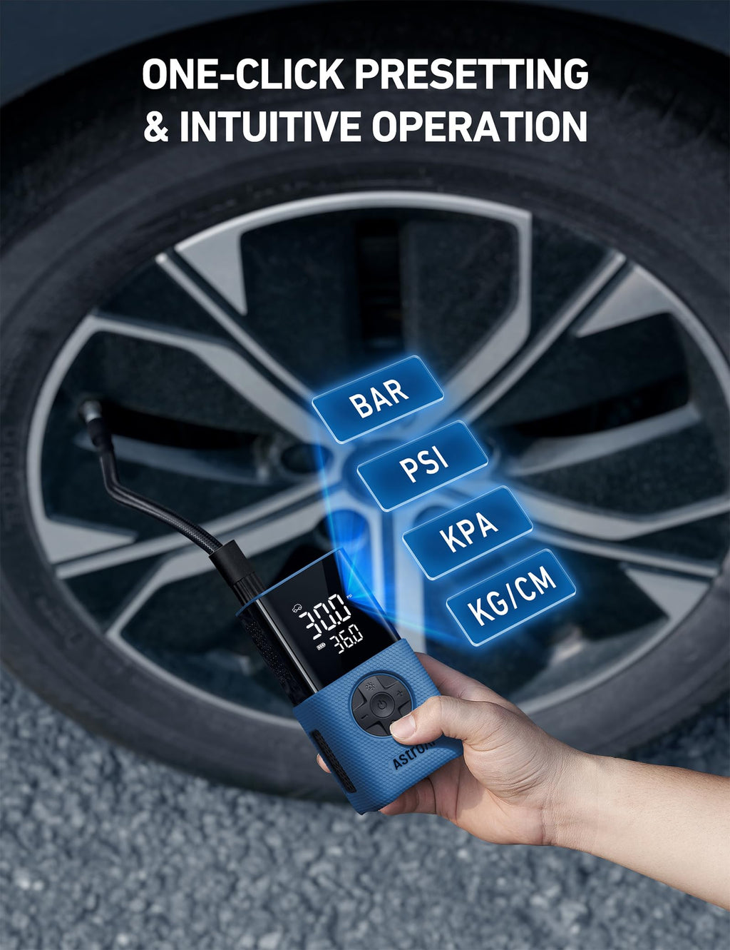 Portable Cordless Tire Inflator 150 PSI Air Compressor P44040
