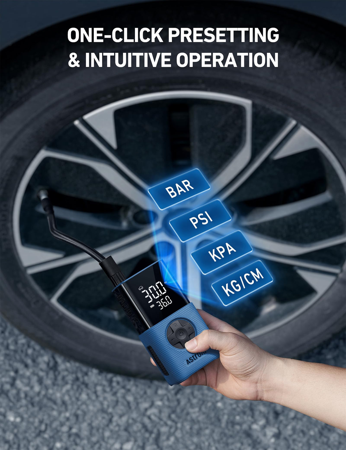 Portable Cordless Tire Inflator 150 PSI Air Compressor P44040