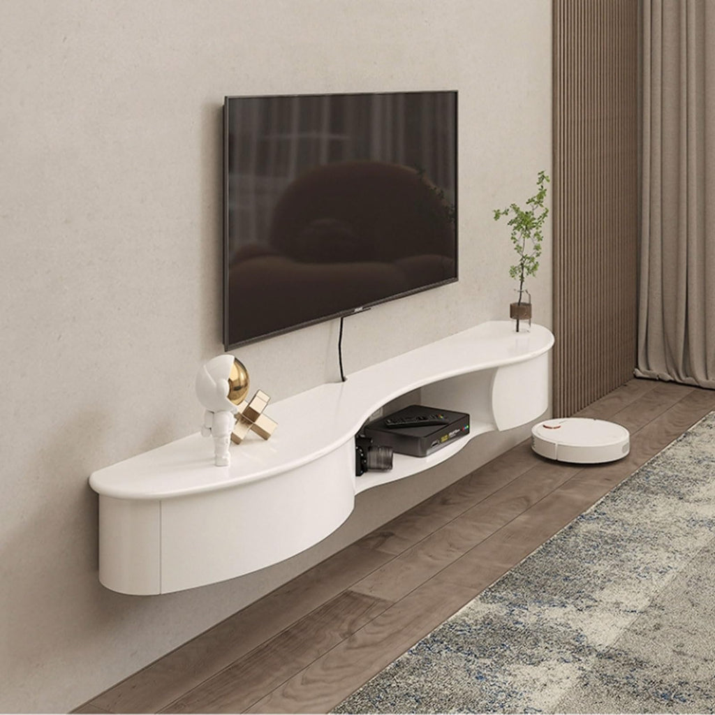 67'' Wall Mounted TV Stand with Drawers and Open Storage Shelf E9686