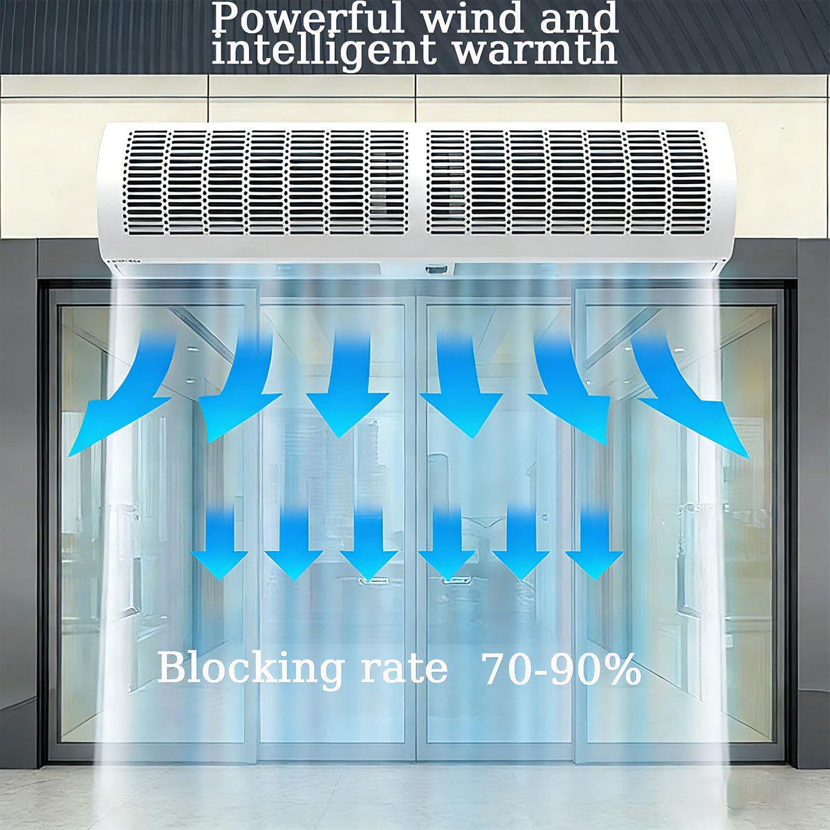 Wall-Mounted Commercial Air Curtain S83173