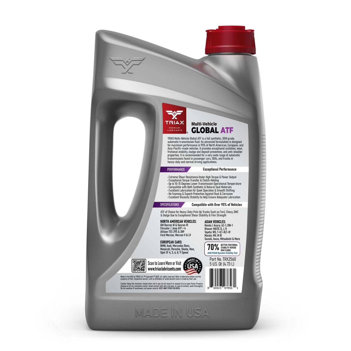 Full Synthetic Multi-Vehicle ATF 5 Quart T9278
