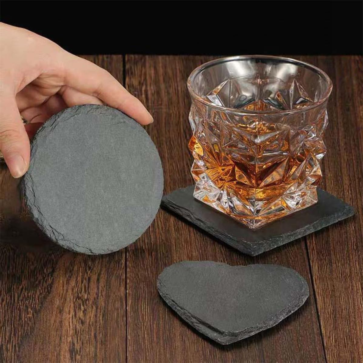Natural Stone Coasters Set C79132