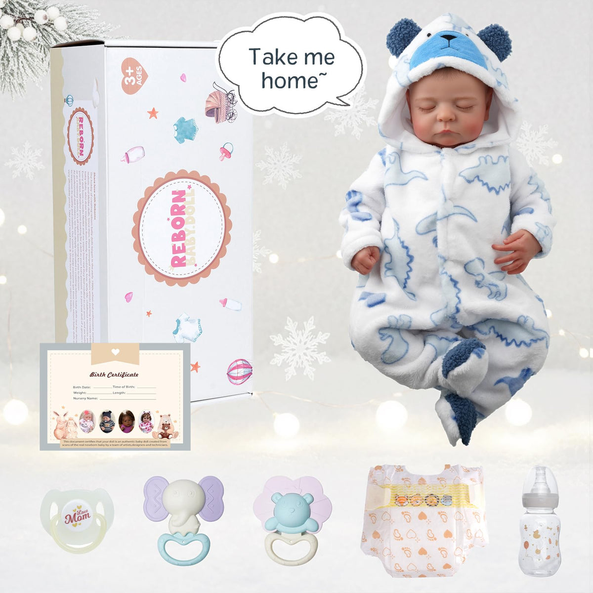 20 Inch 4-in-1 Interactive Baby Doll I258083