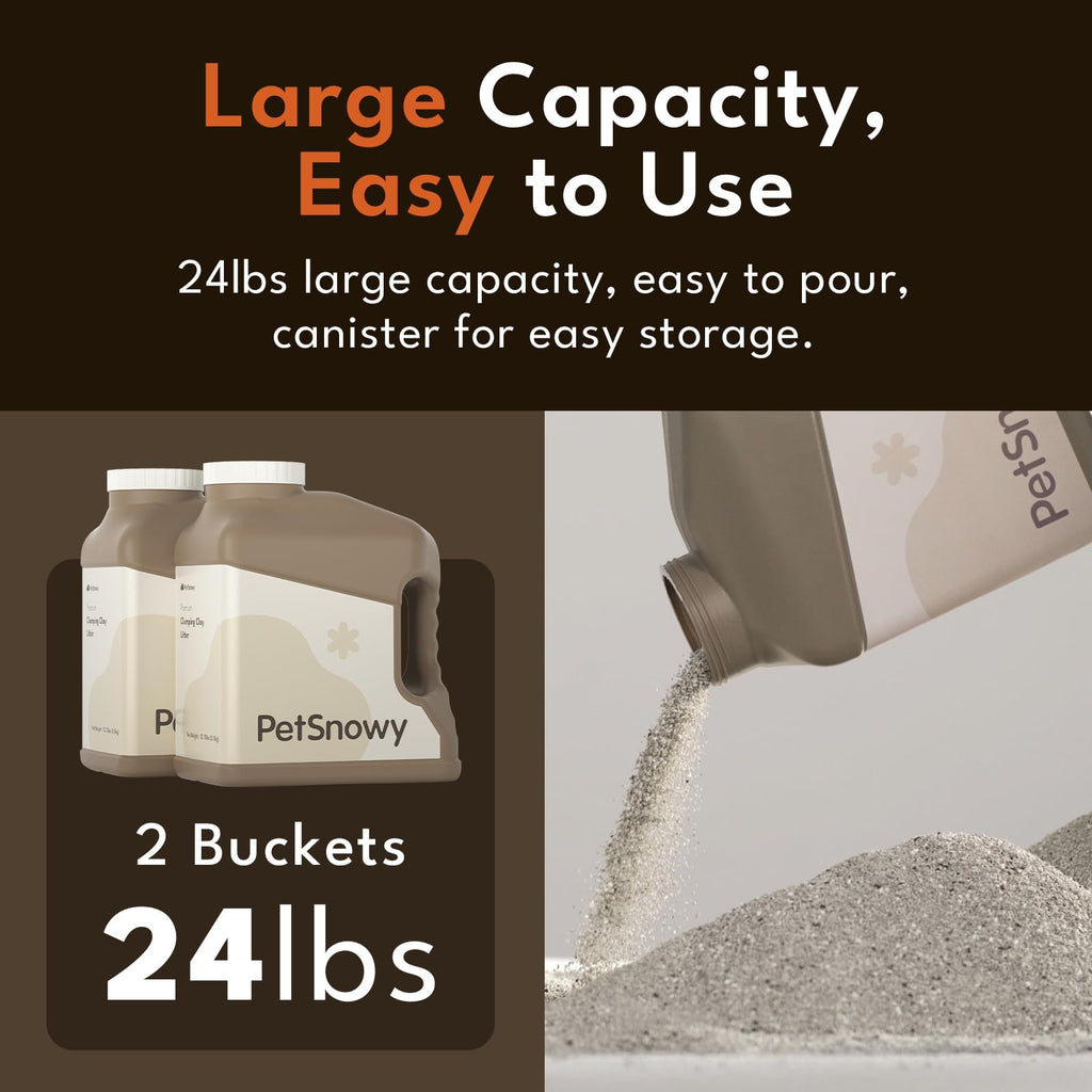 Natural Clay Clumping Cat Litter 24lbs A71856