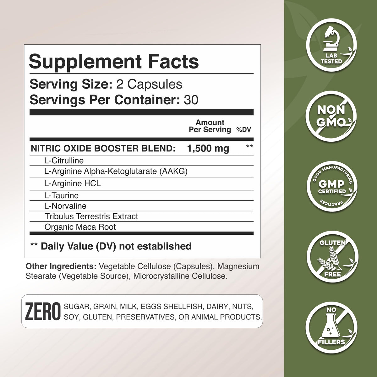 L Arginine Capsules with Amino Acid and Maca Root K235