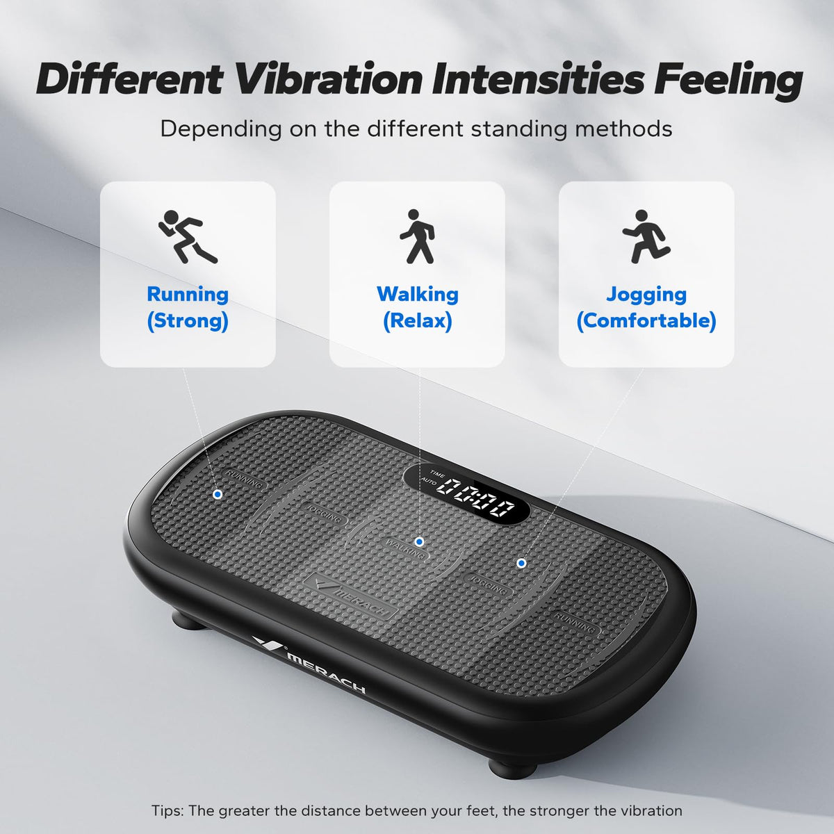 Vibration Plate Exercise Machine with 440lbs Capacity J761