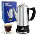 12 Cup Stainless Steel Electric Coffee Percolator W57401