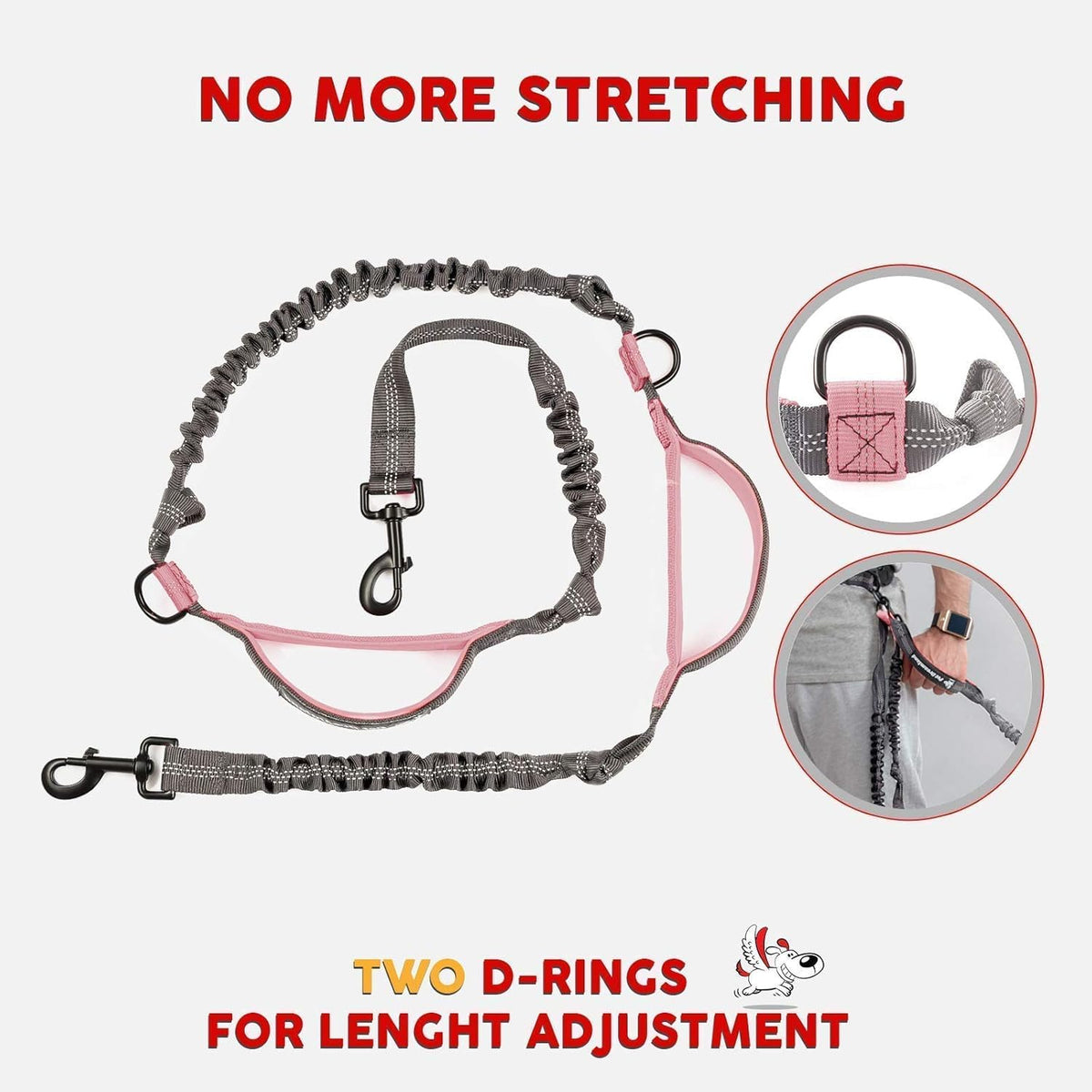 Hands Free Dog Leash and Poop Bag Dispenser B6320
