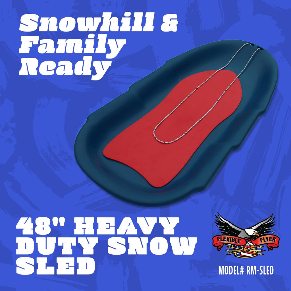 Heavy Duty Plastic Snow Sled I11602