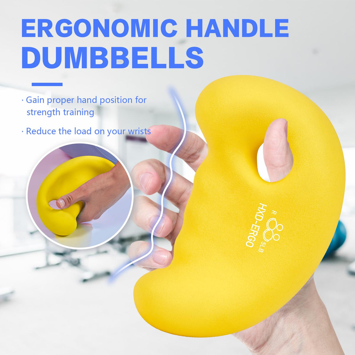 Ergonomic Dumbbells Weights Set V8339