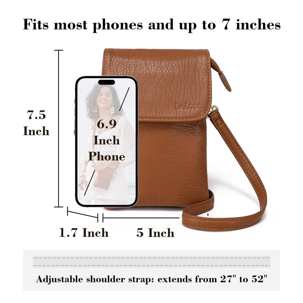 Small Vegan Leather Crossbody Bag M408