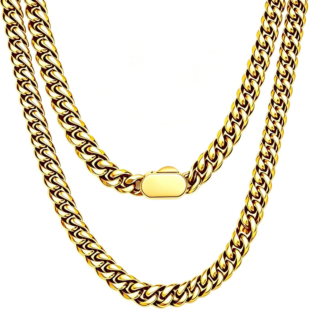 Stainless Steel 6mm Cuban Link Chain Necklace O787