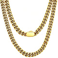 Stainless Steel 6mm Cuban Link Chain Necklace O787