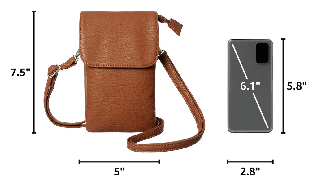 Small Vegan Leather Crossbody Bag M408