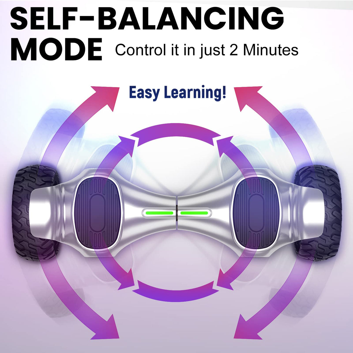 8.5" Off Road Self Balancing Scooter with 700W Motor N30327