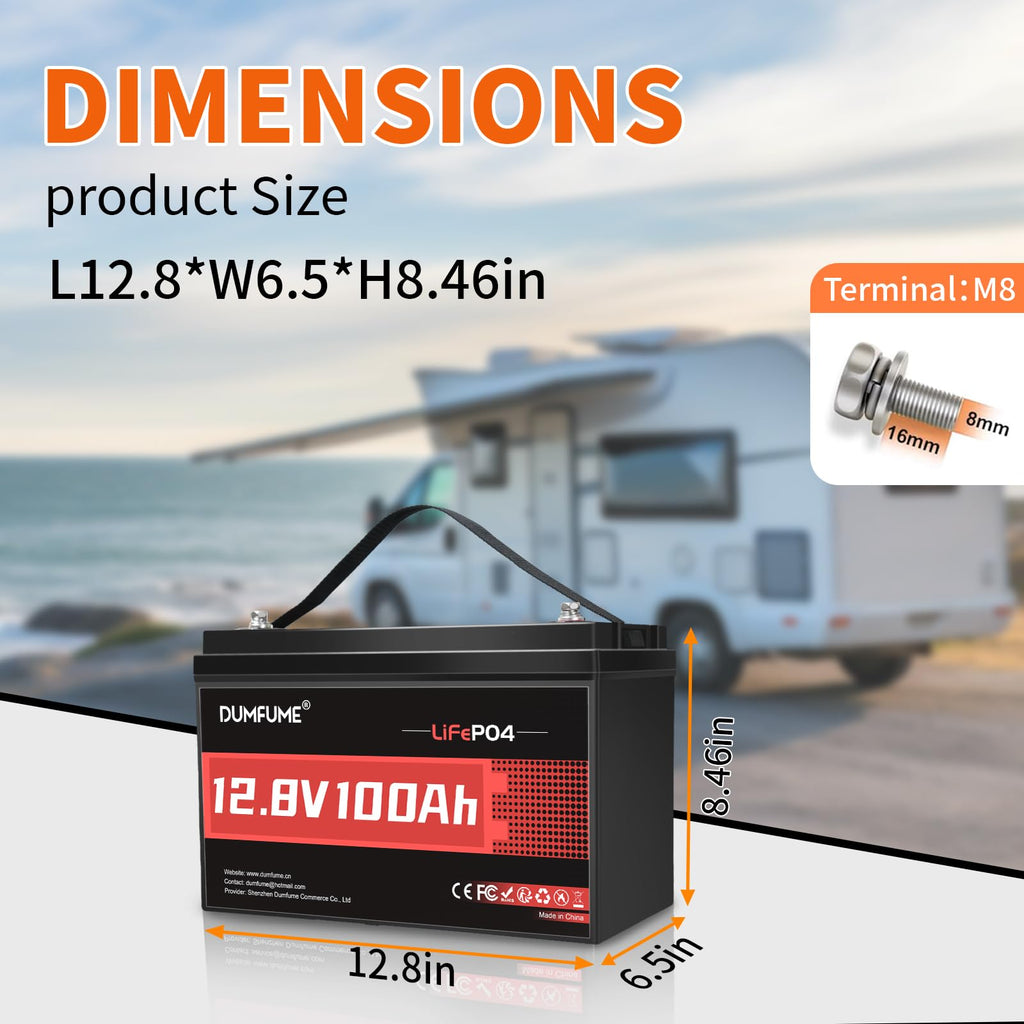 12V 100Ah LiFePO4 Battery Group 31 I2965