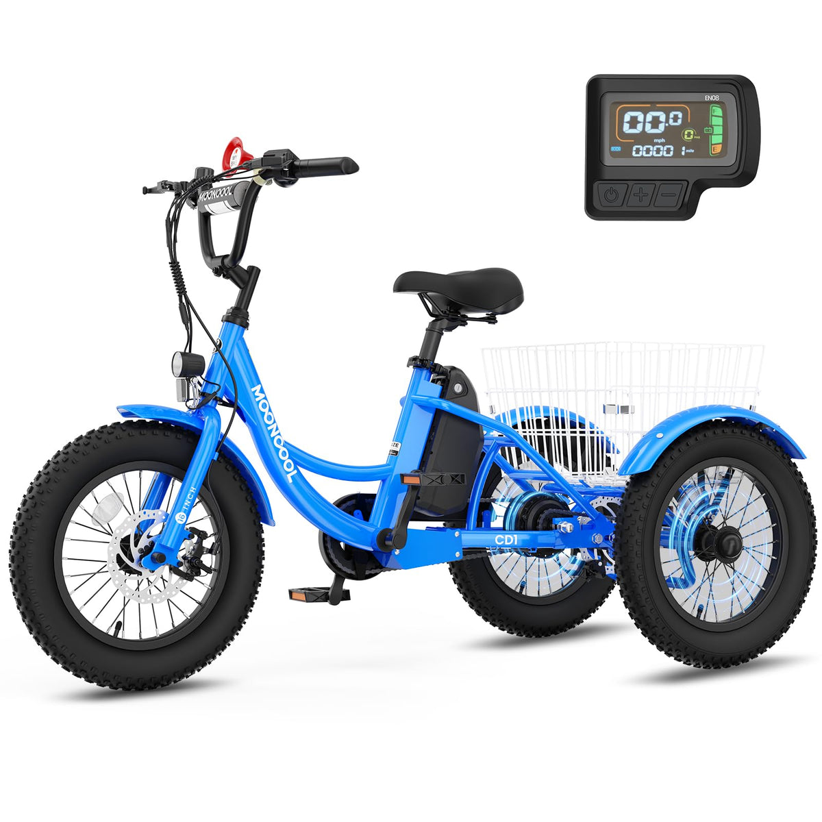 16 Inch 250W 24V Blue Electric Tricycle M399632