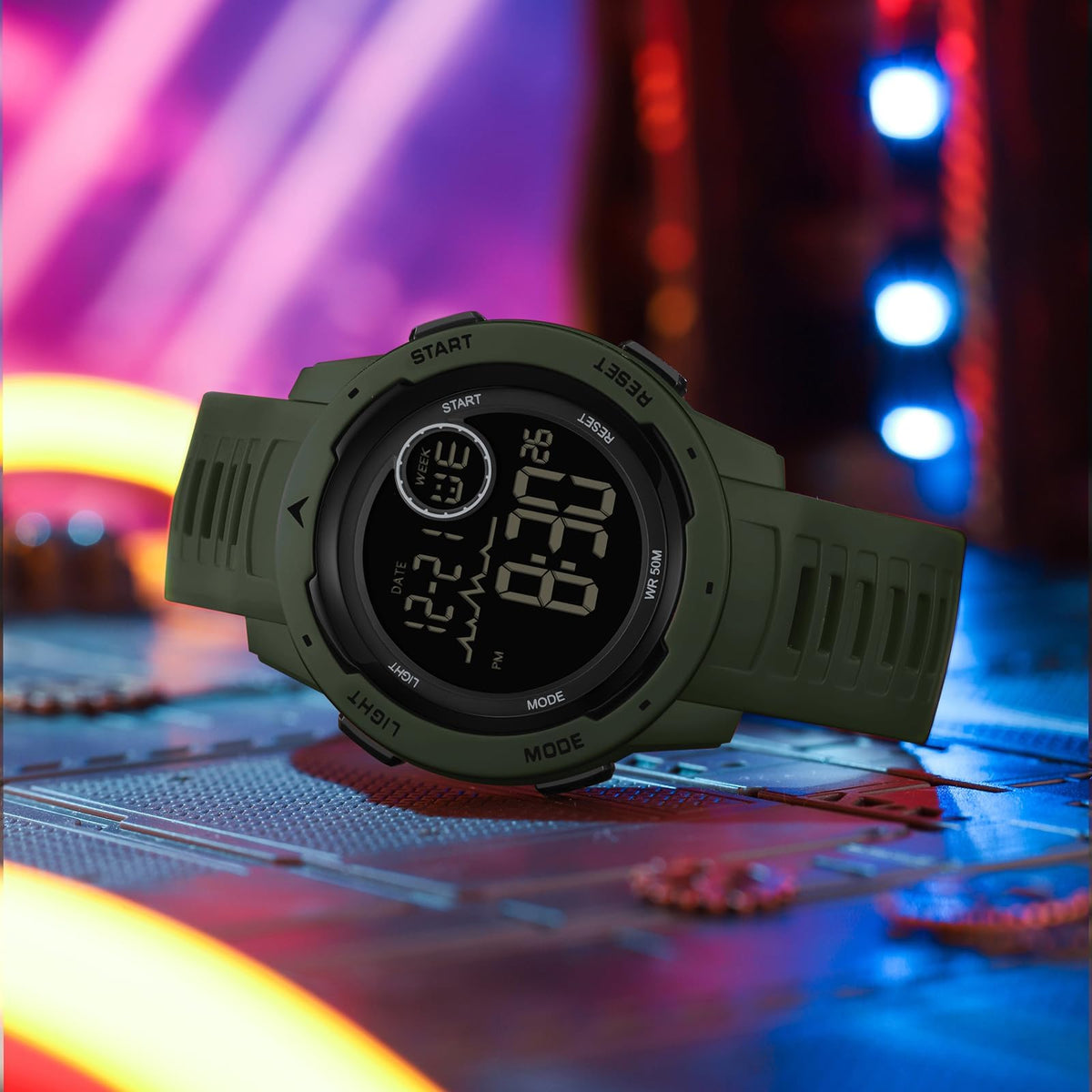 Men's Digital Waterproof Sports Watch J11518