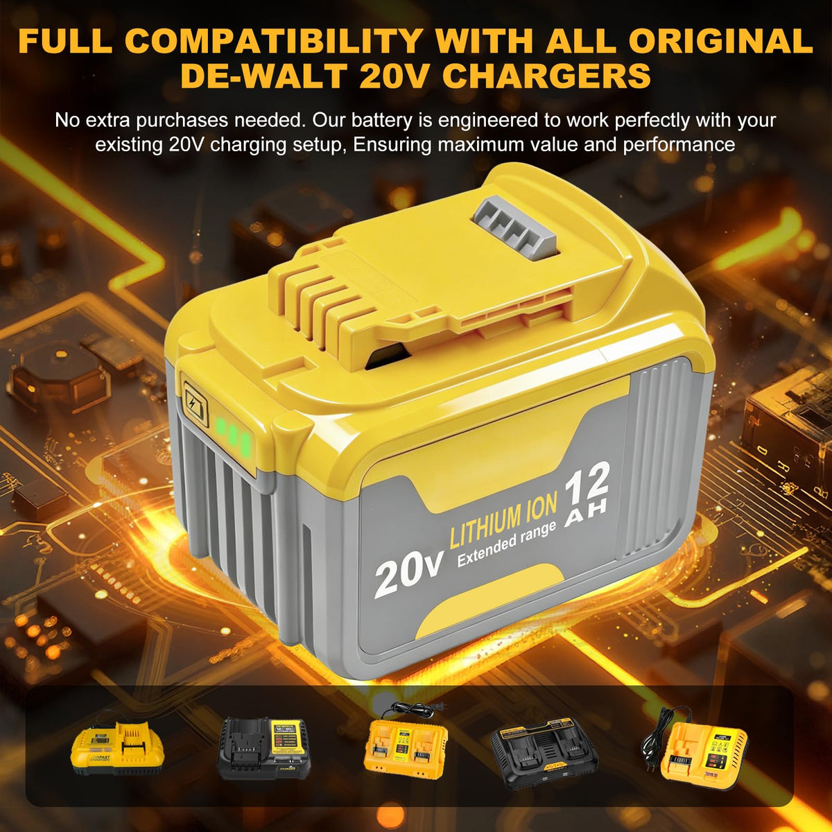 20V Lithium ion Battery 2 Pack S8243