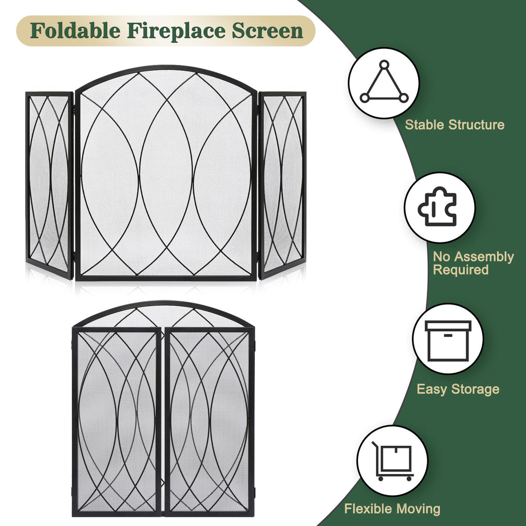 Wrought Iron Fireplace Screen C756313