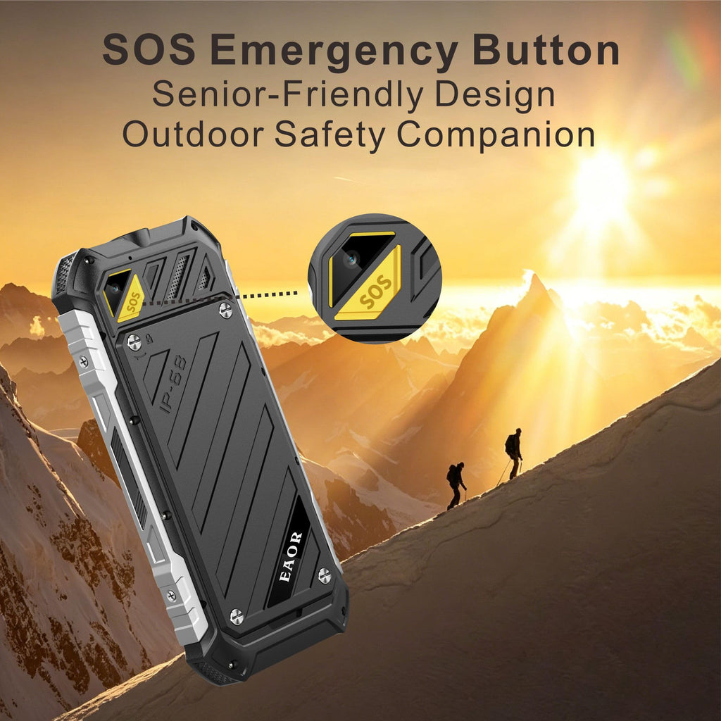 Unlocked Rugged Phone 2.4" Screen IP68 4500mAh K996