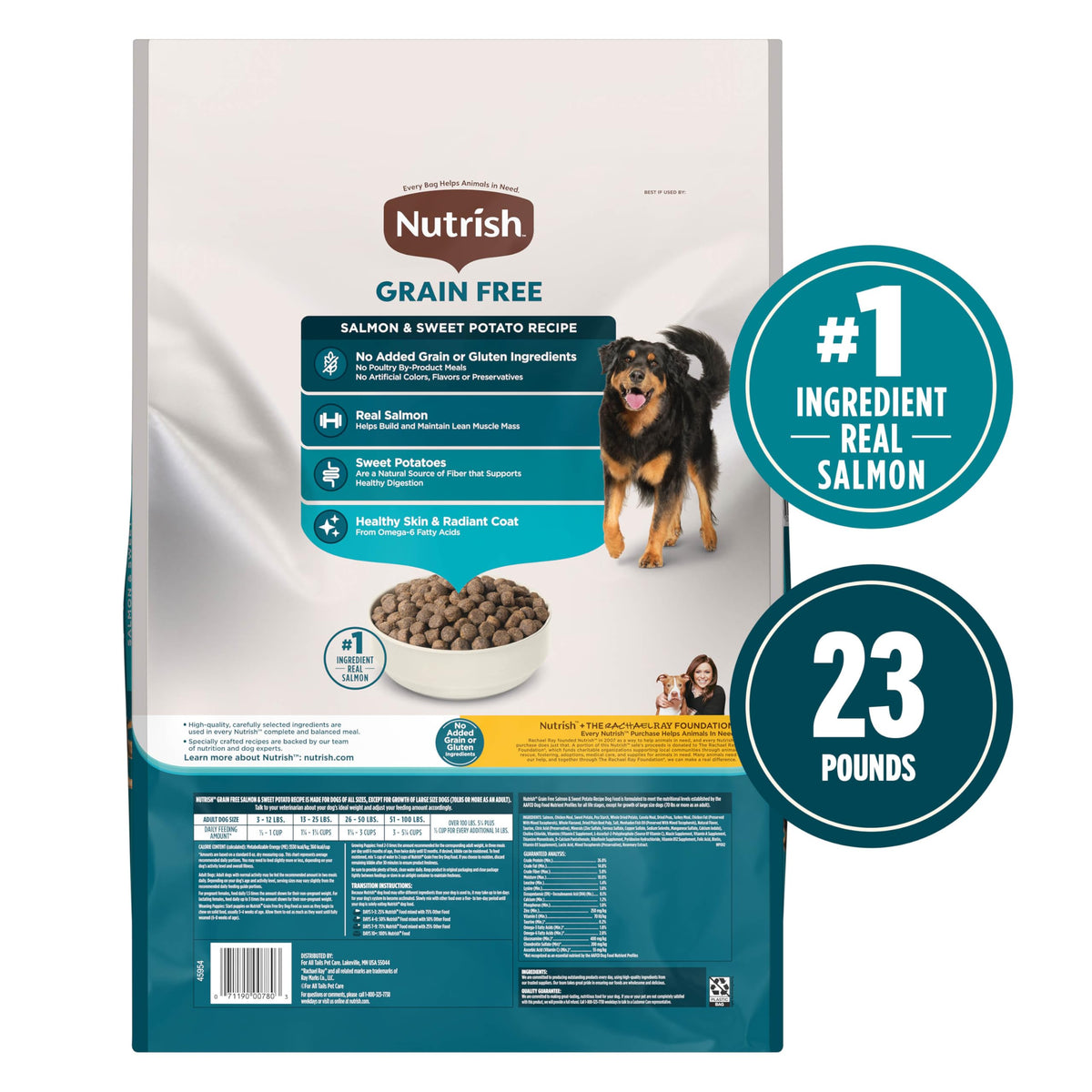 Grain Free Salmon Dry Dog Food 23 lb. Bag G79125