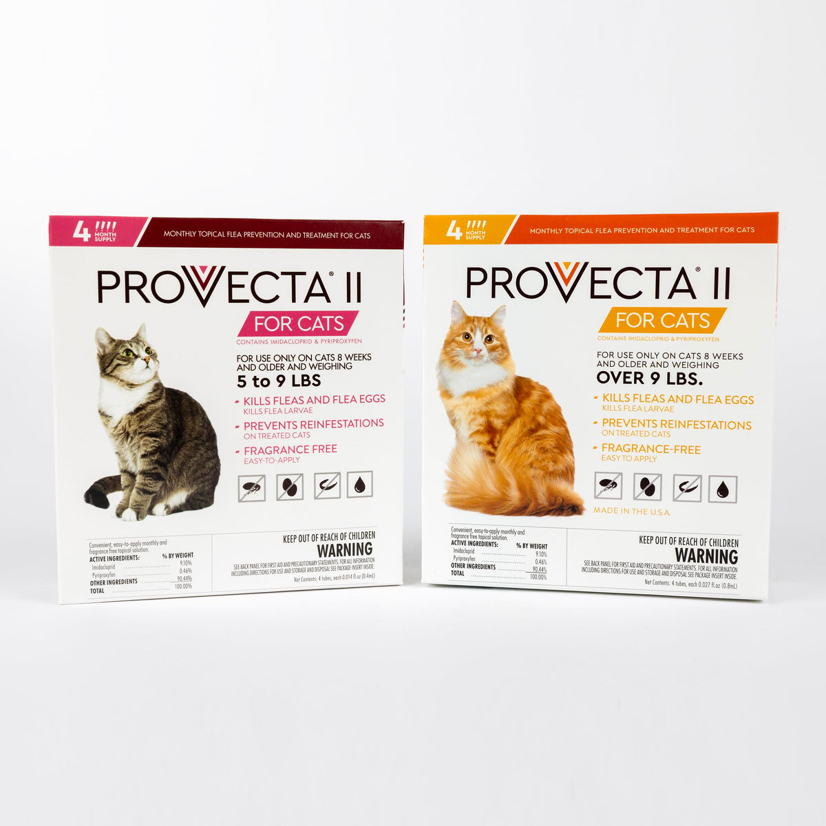 Flea Treatment for Small Cats 5-9 lbs, 4-Month Supply Q886