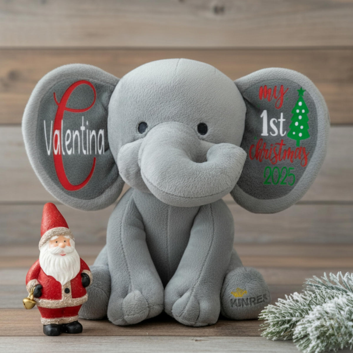 Gray 9" Plush Toy U8008