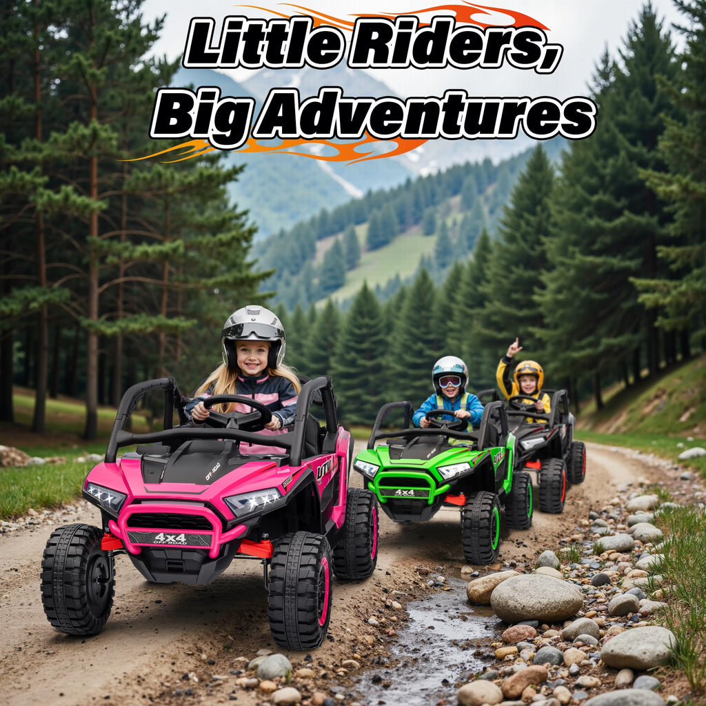 24V 2 Seater Off-Road UTV Ride on Car with Remote Control P403392