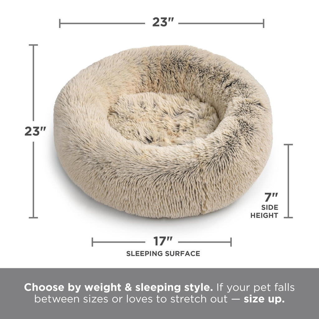 Small Taupe Dog Bed I44205