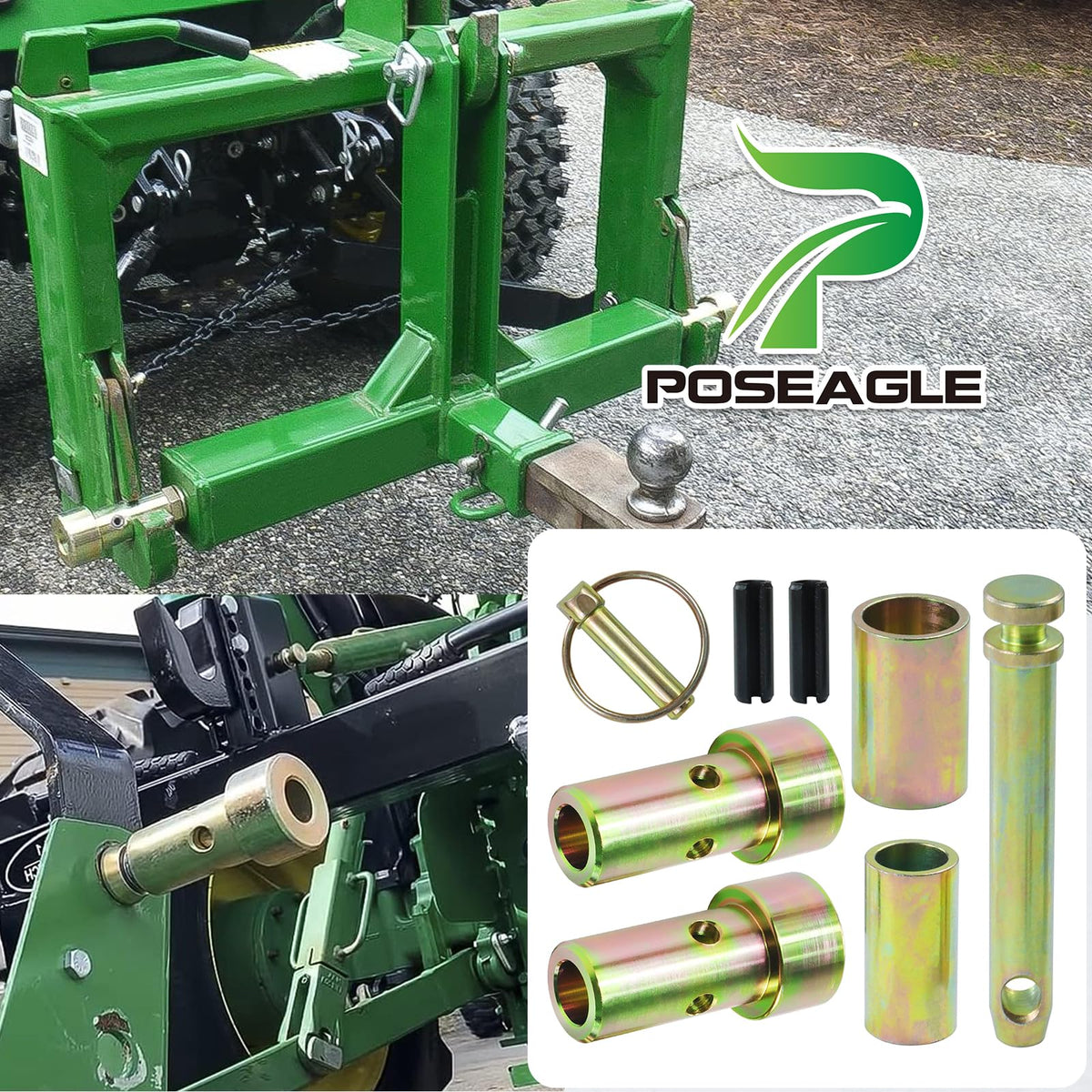 4 Pack Cat 1 Quick Hitch Adapter Bushings E7865
