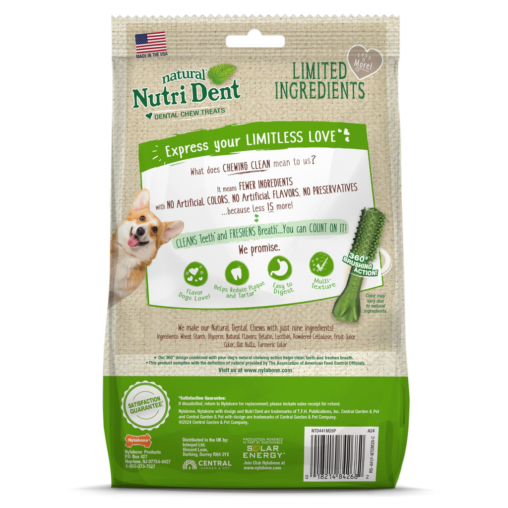 Natural Dog Dental Chews, Small 28 Count Z2553