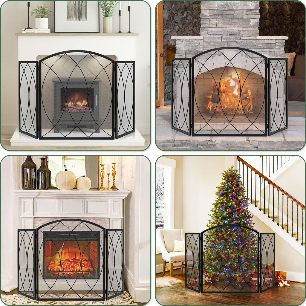 Wrought Iron Fireplace Screen C756313