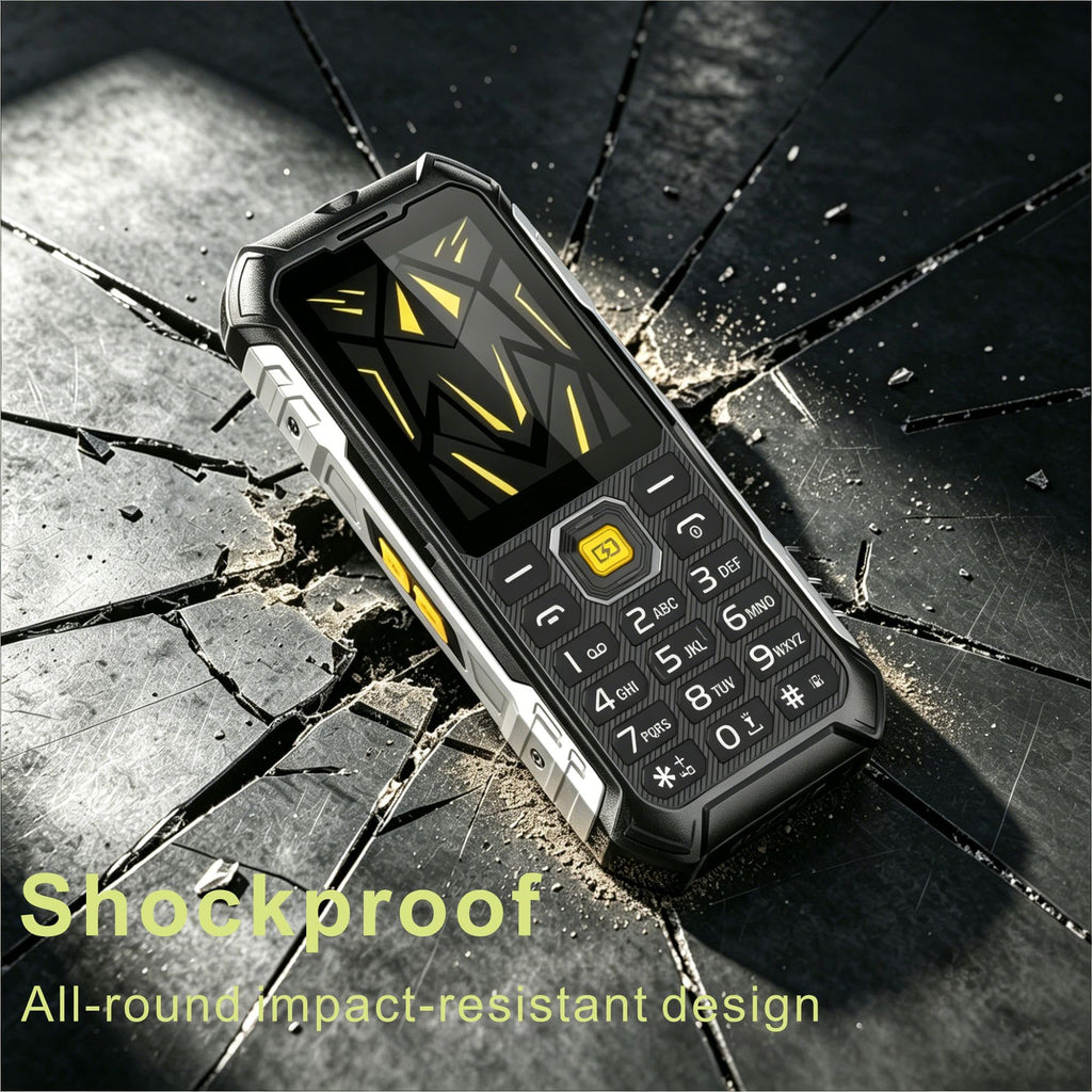 Unlocked Rugged Phone 2.4" Screen IP68 4500mAh K996