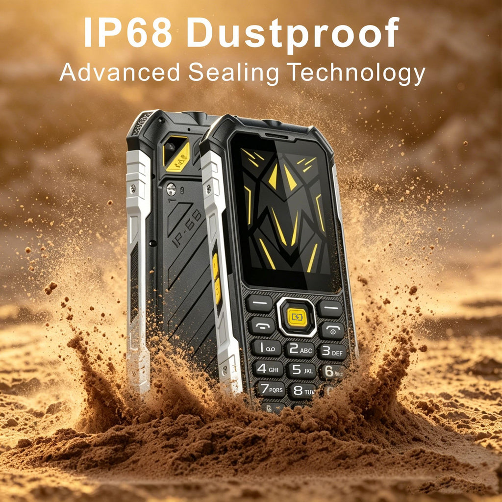 Unlocked Rugged Phone 2.4" Screen IP68 4500mAh K996