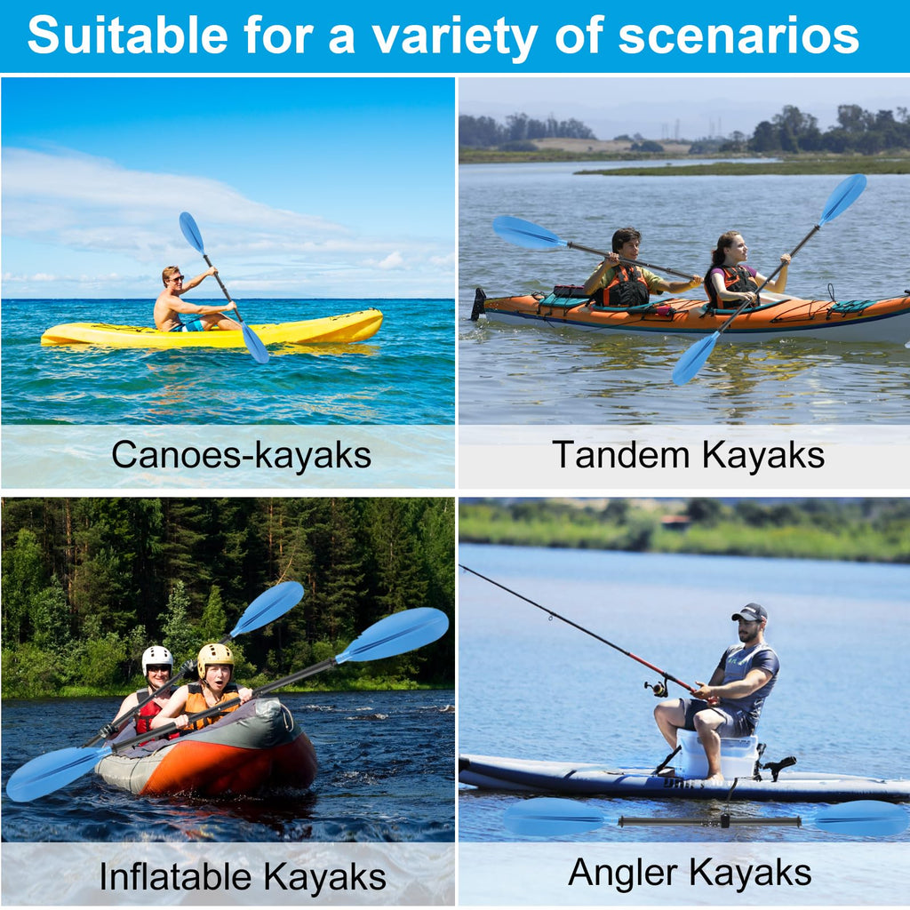 Telescoping Adjustable Kayak Paddle 70" to 95" K748772